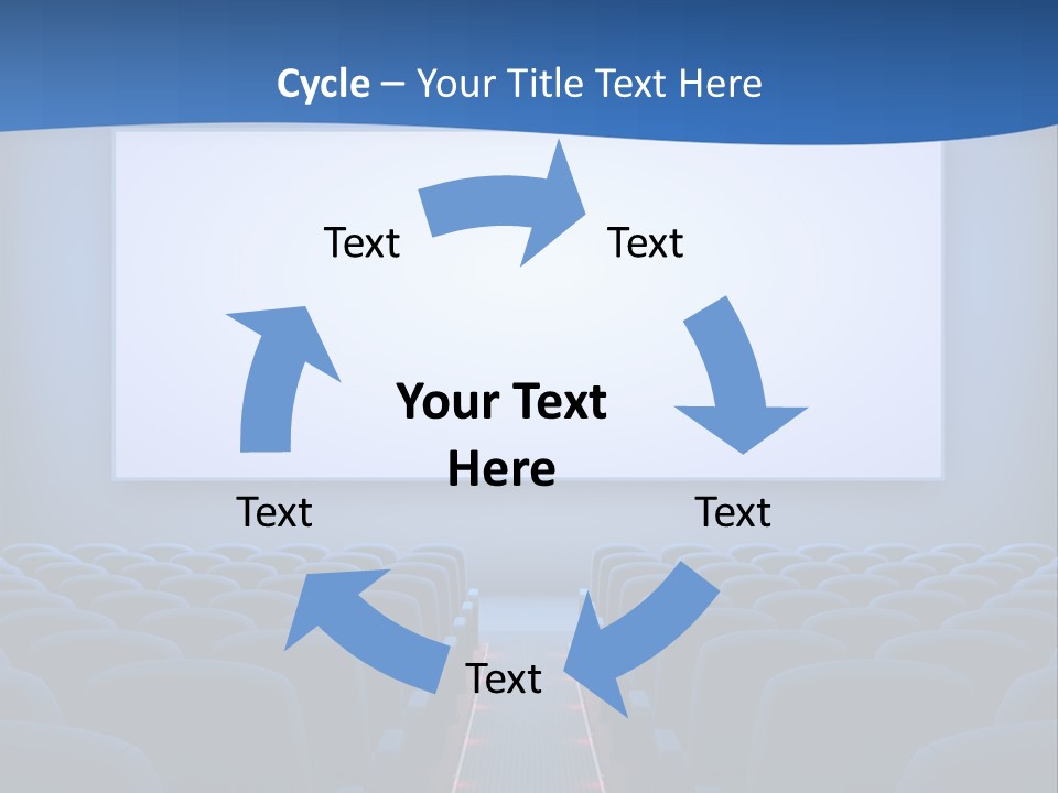 Viewing Dark Screen PowerPoint Template