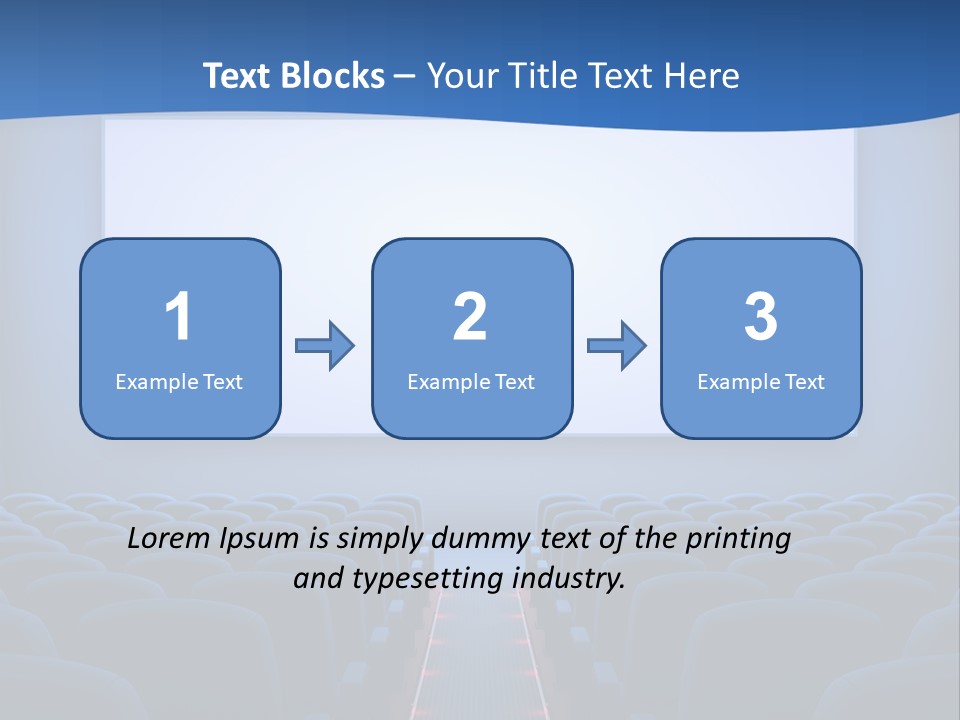 Viewing Dark Screen PowerPoint Template