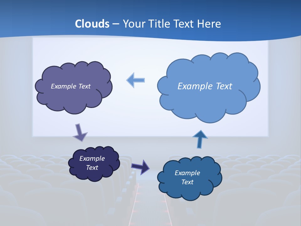 Viewing Dark Screen PowerPoint Template