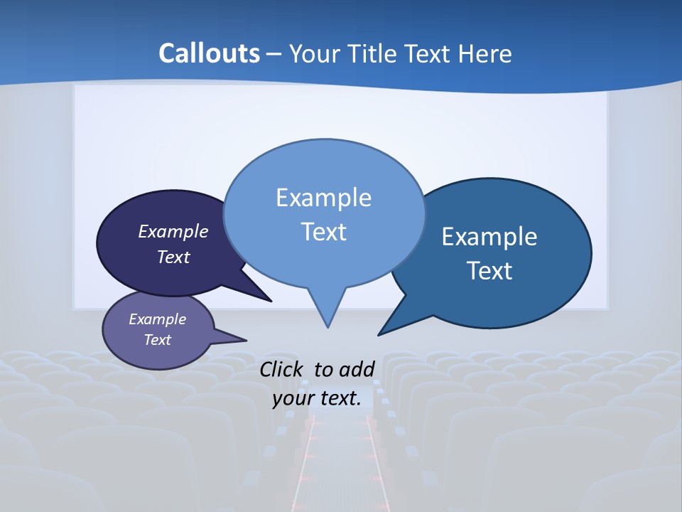 Viewing Dark Screen PowerPoint Template