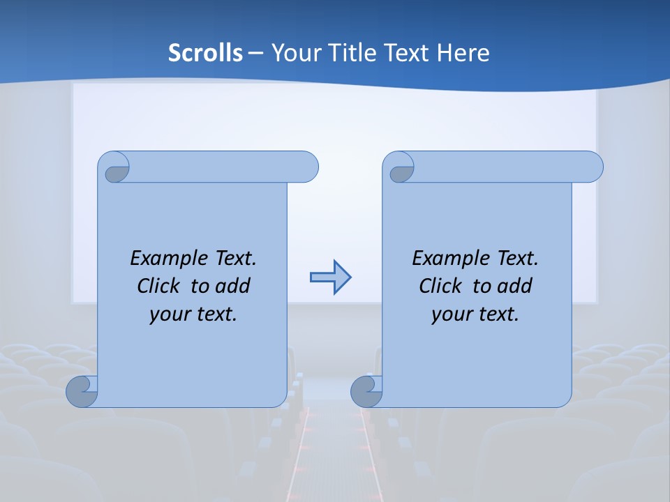Viewing Dark Screen PowerPoint Template