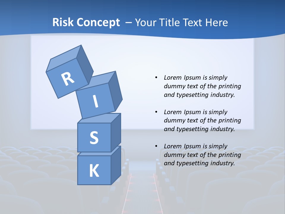 Viewing Dark Screen PowerPoint Template