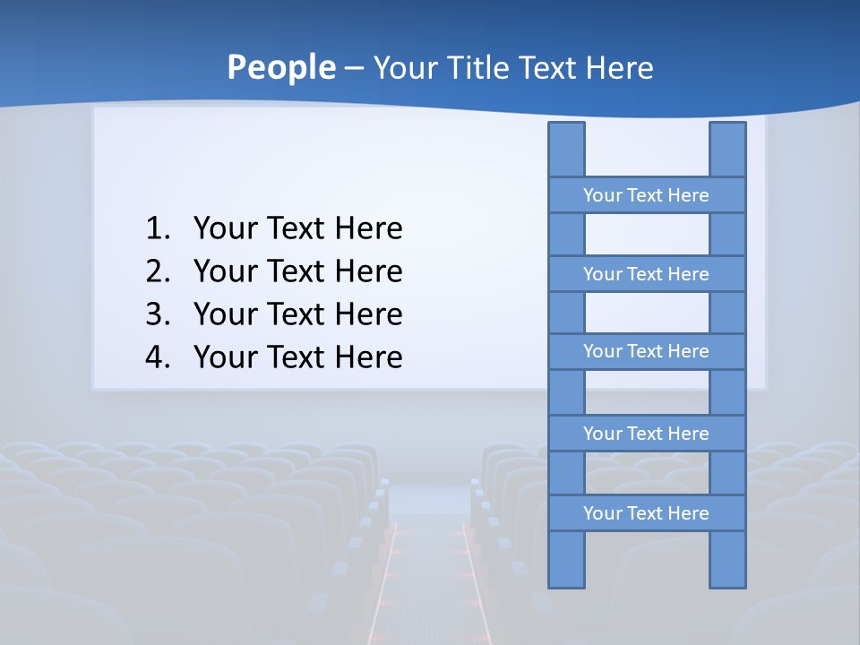 Viewing Dark Screen PowerPoint Template