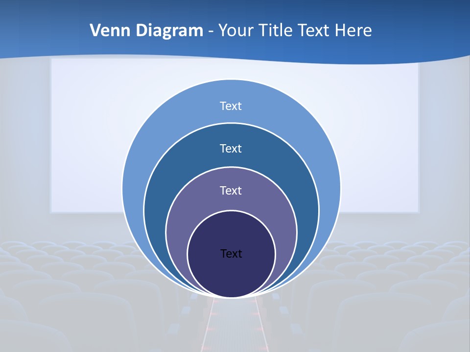Viewing Dark Screen PowerPoint Template