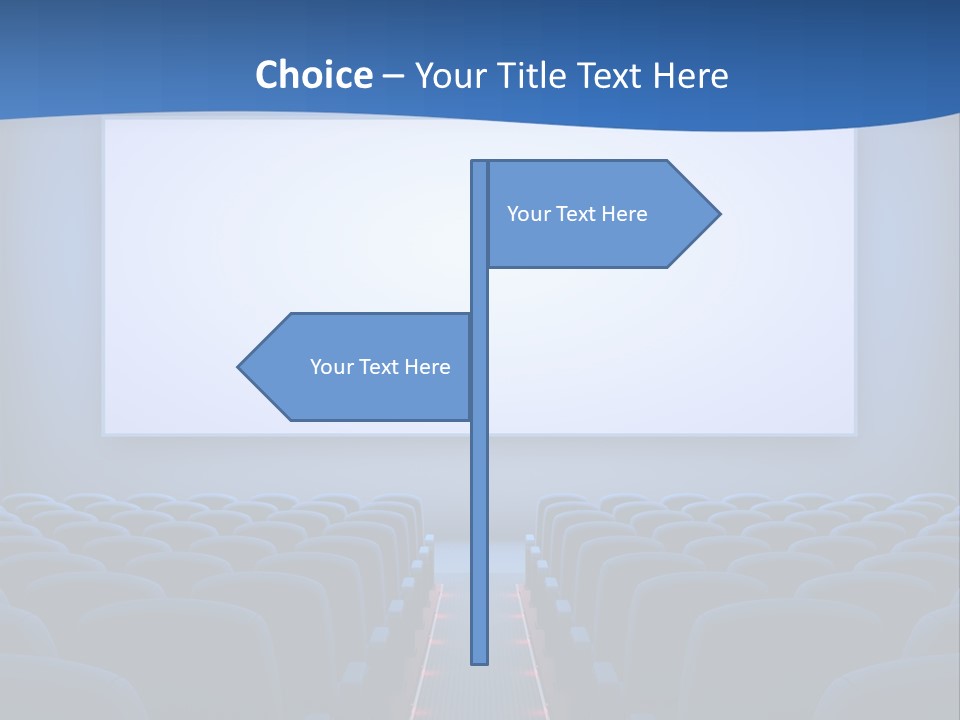 Viewing Dark Screen PowerPoint Template