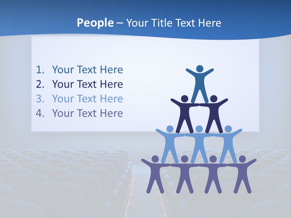 Viewing Dark Screen PowerPoint Template