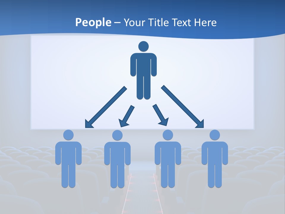 Viewing Dark Screen PowerPoint Template