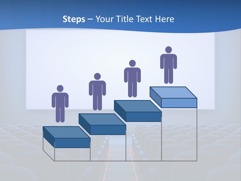 Viewing Dark Screen PowerPoint Template