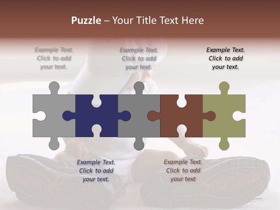 White Infant Body PowerPoint Template