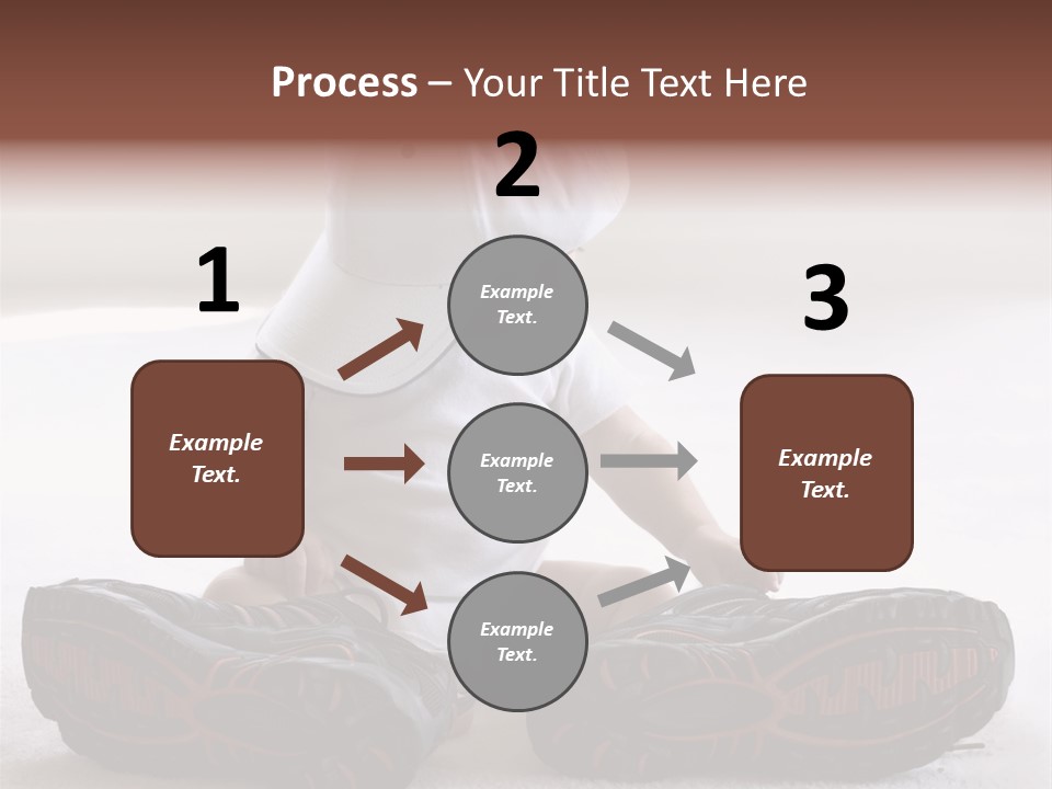 White Infant Body PowerPoint Template