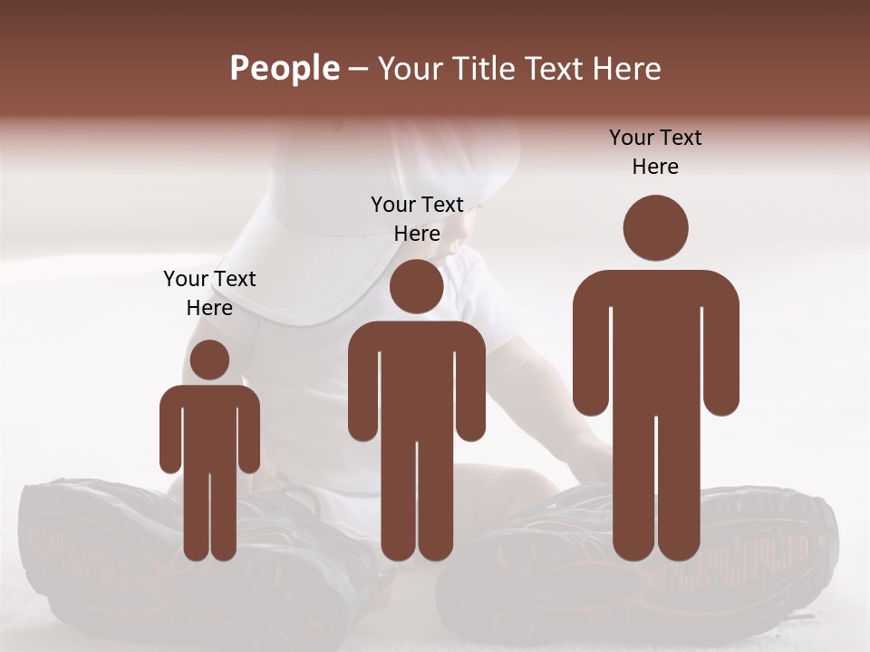 White Infant Body PowerPoint Template