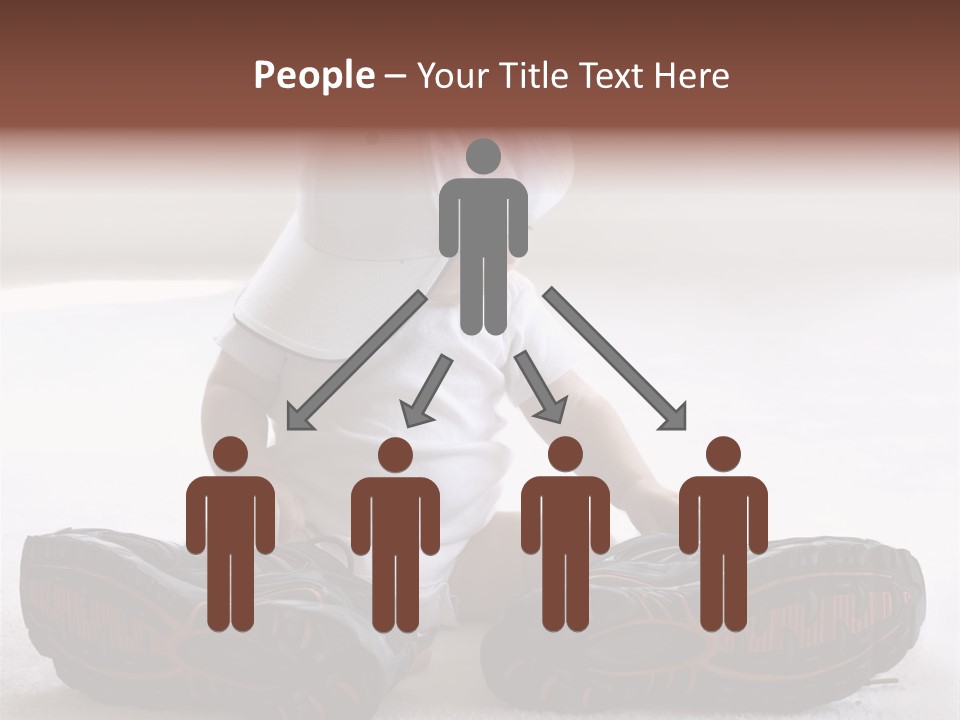 White Infant Body PowerPoint Template