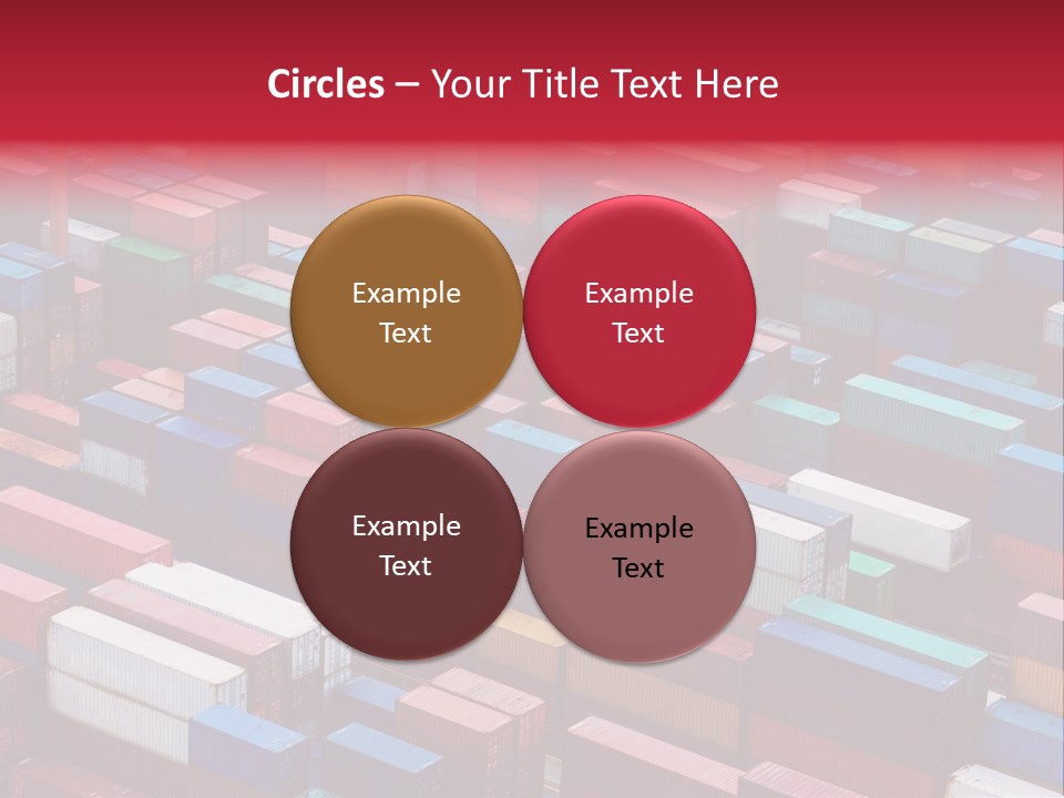 Storage Green Terminal PowerPoint Template