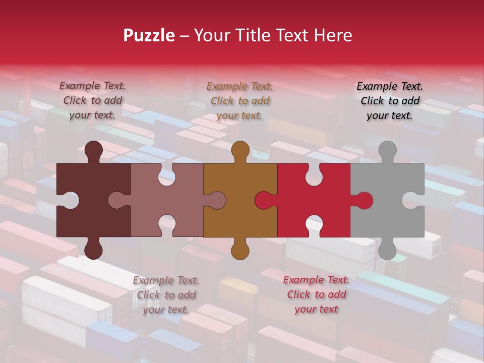Storage Green Terminal PowerPoint Template