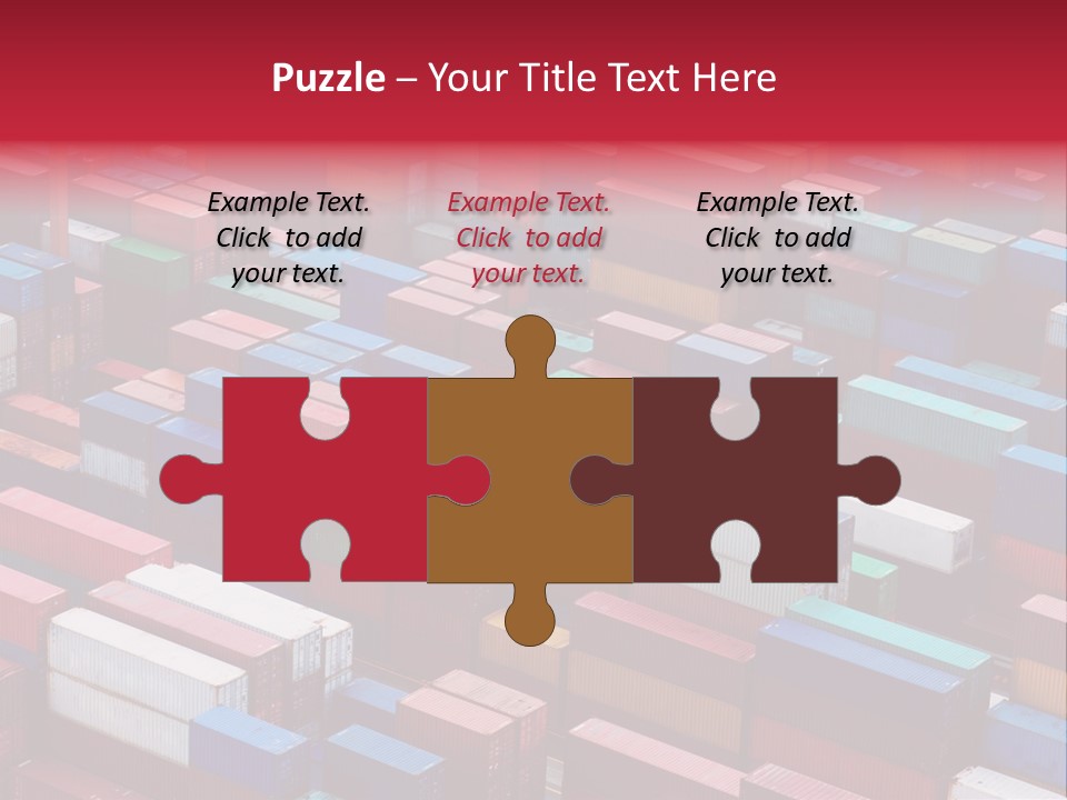 Storage Green Terminal PowerPoint Template