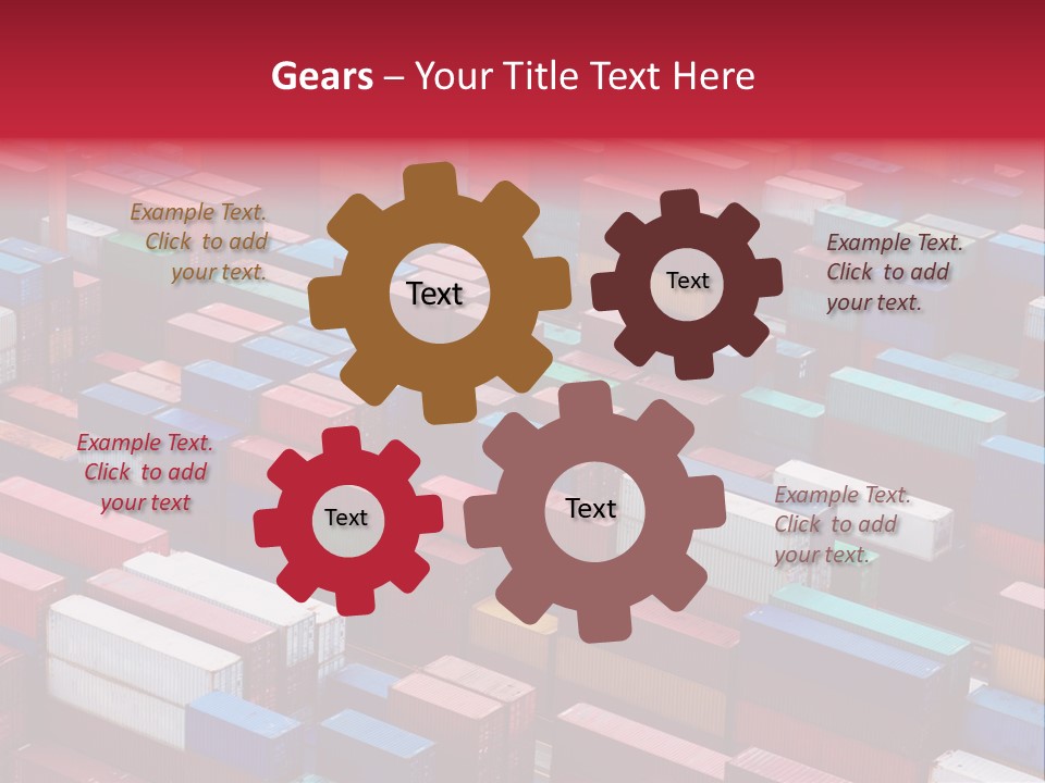 Storage Green Terminal PowerPoint Template