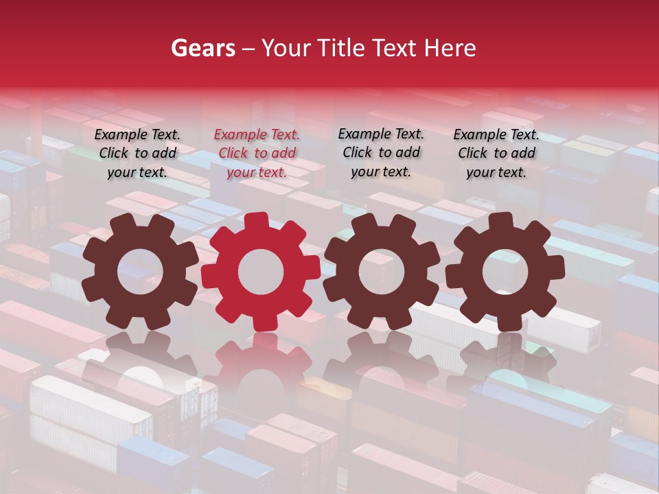 Storage Green Terminal PowerPoint Template