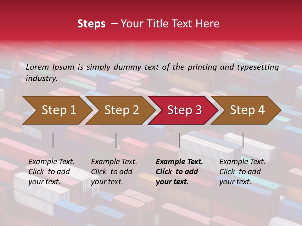 Storage Green Terminal PowerPoint Template