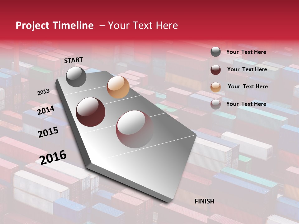 Storage Green Terminal PowerPoint Template