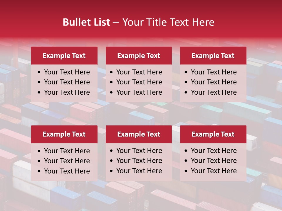 Storage Green Terminal PowerPoint Template