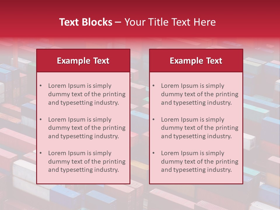 Storage Green Terminal PowerPoint Template