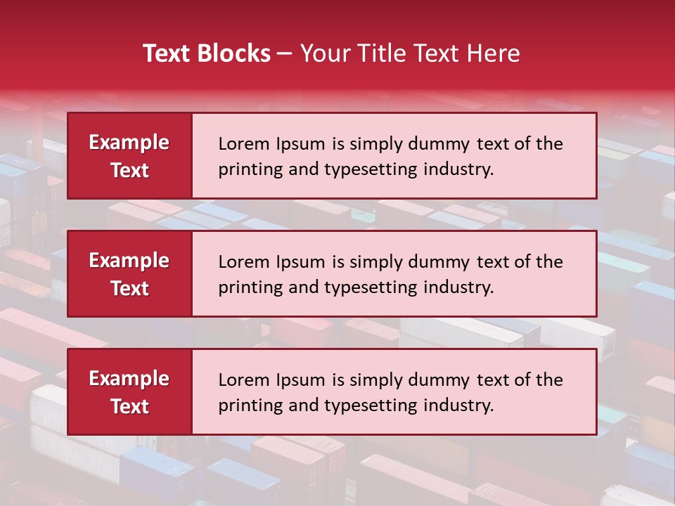 Storage Green Terminal PowerPoint Template