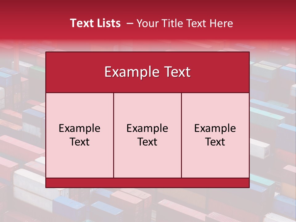 Storage Green Terminal PowerPoint Template