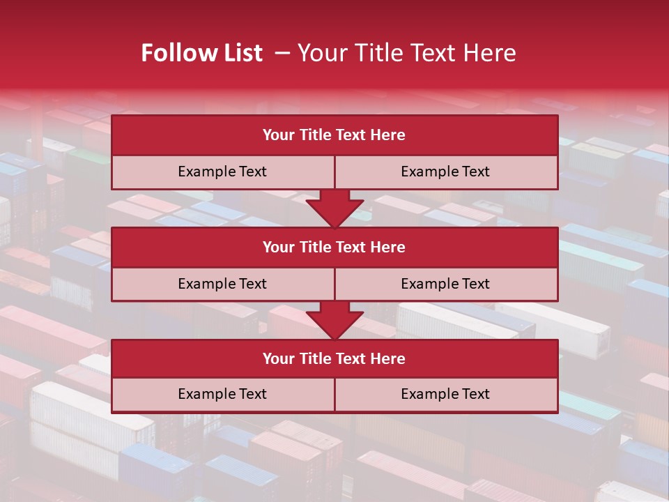 Storage Green Terminal PowerPoint Template