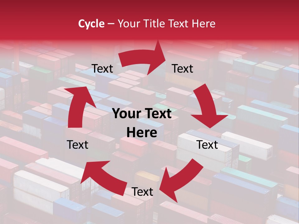 Storage Green Terminal PowerPoint Template