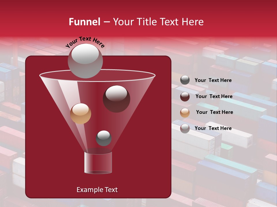 Storage Green Terminal PowerPoint Template