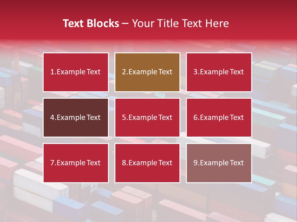 Storage Green Terminal PowerPoint Template