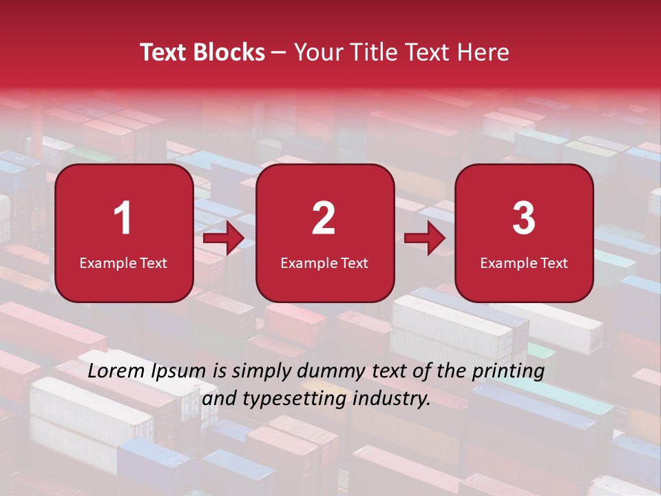 Storage Green Terminal PowerPoint Template