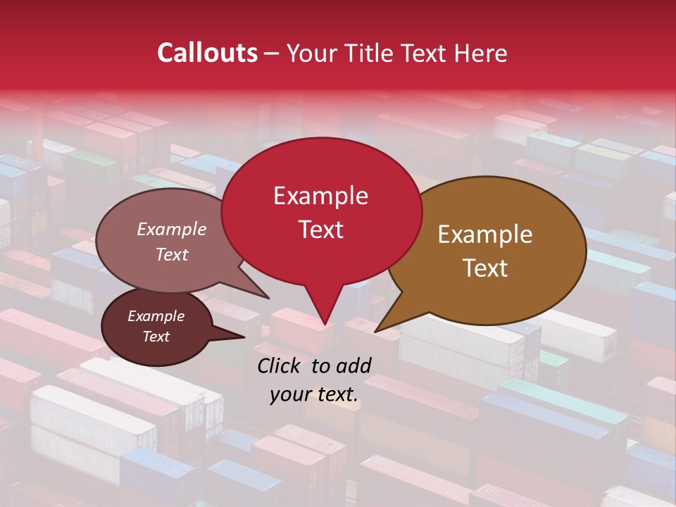 Storage Green Terminal PowerPoint Template