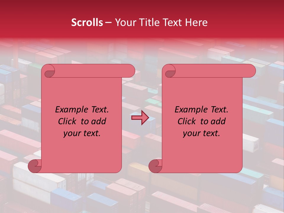 Storage Green Terminal PowerPoint Template