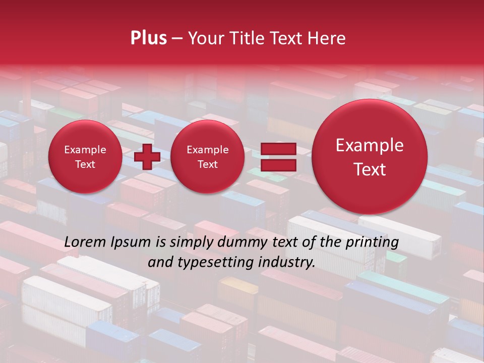 Storage Green Terminal PowerPoint Template