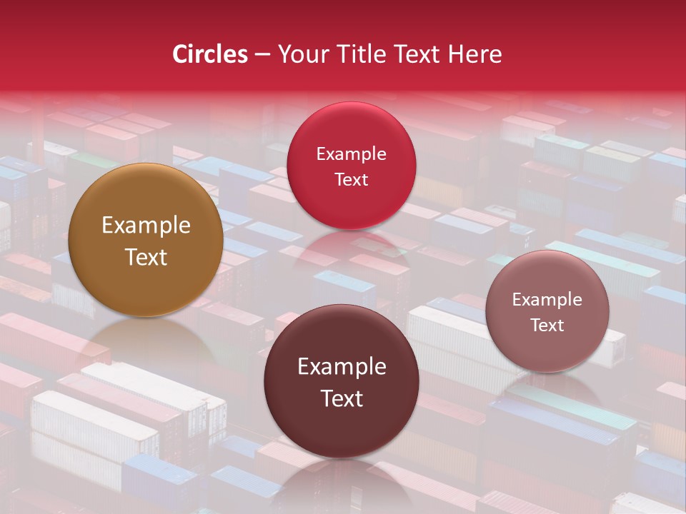 Storage Green Terminal PowerPoint Template