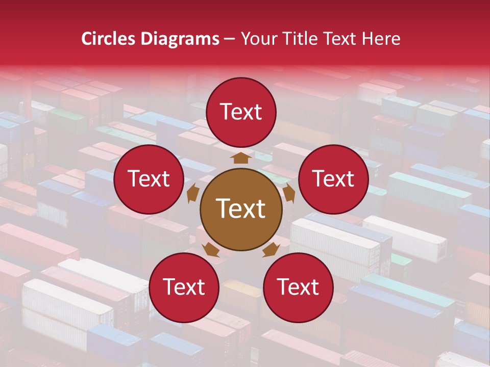Storage Green Terminal PowerPoint Template