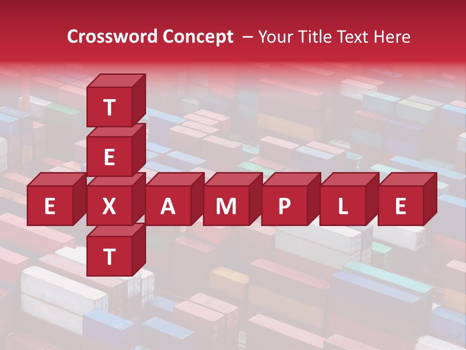 Storage Green Terminal PowerPoint Template