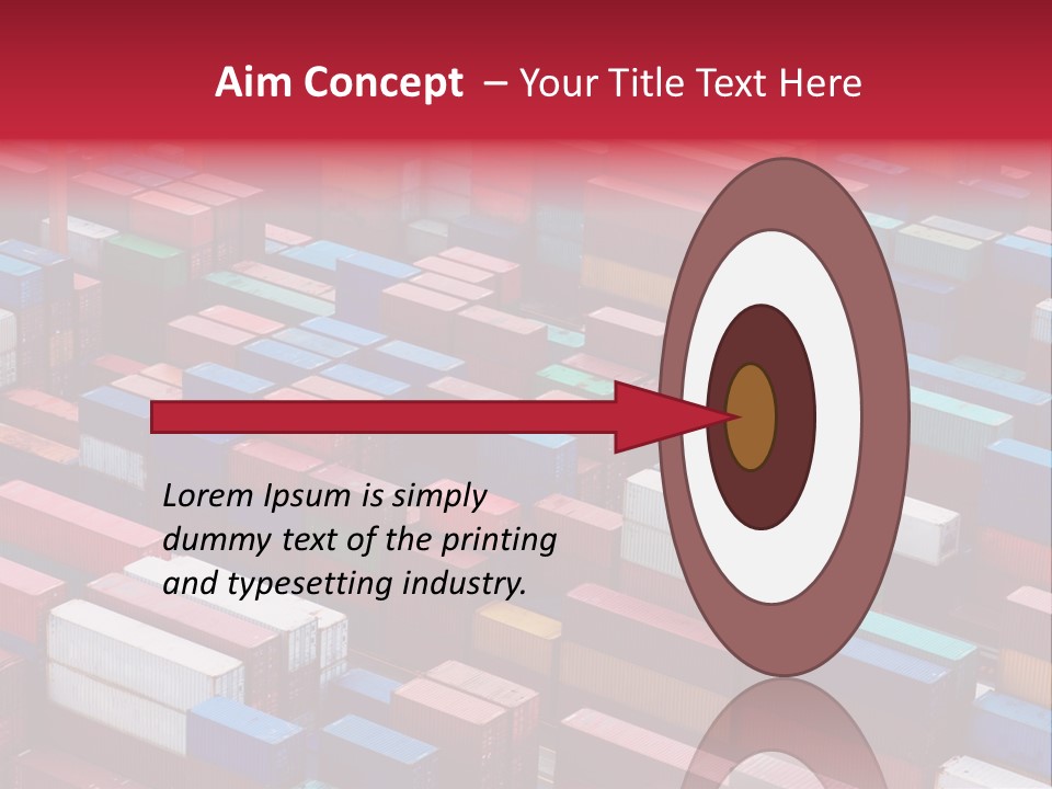Storage Green Terminal PowerPoint Template