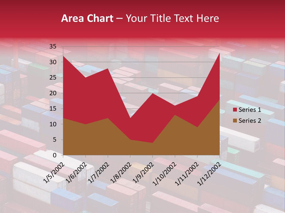 Storage Green Terminal PowerPoint Template