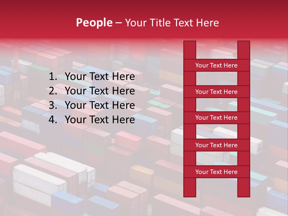 Storage Green Terminal PowerPoint Template