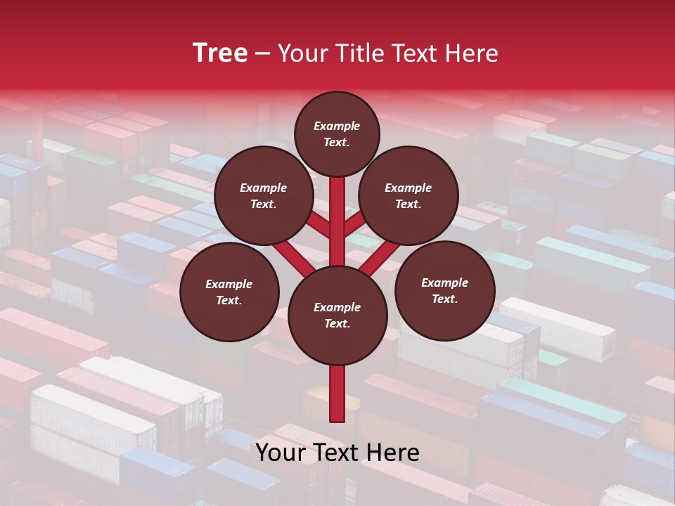 Storage Green Terminal PowerPoint Template