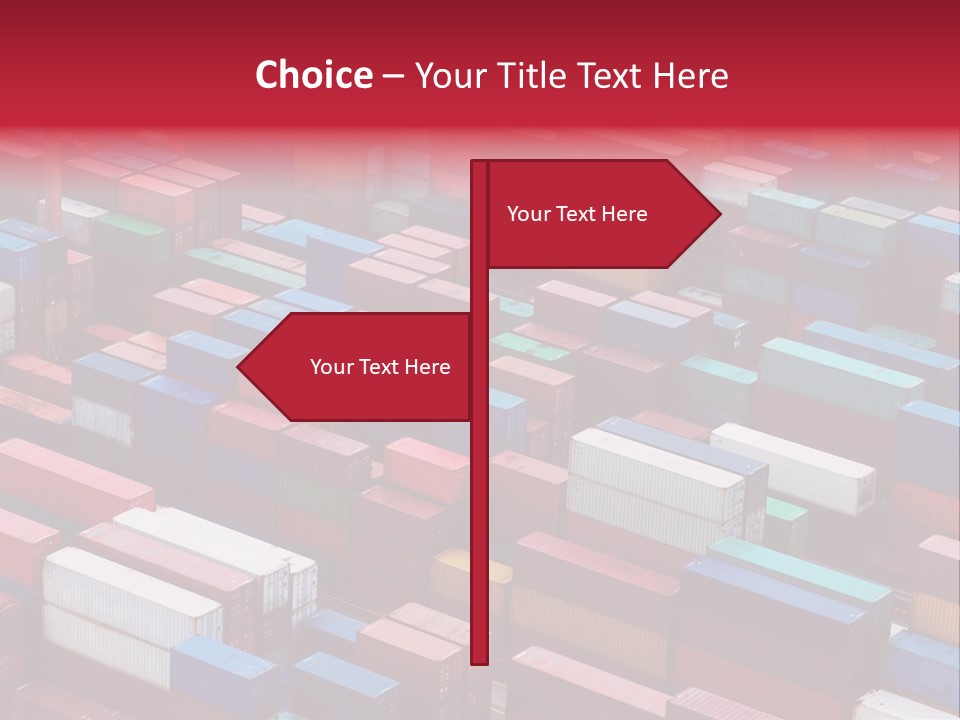 Storage Green Terminal PowerPoint Template