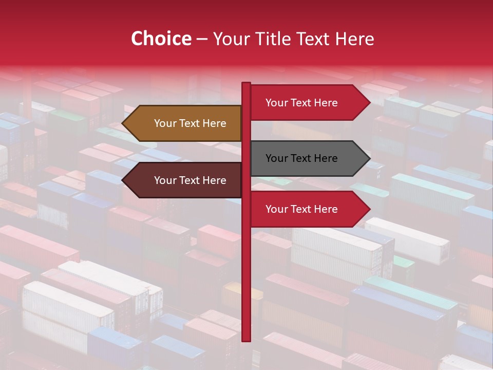 Storage Green Terminal PowerPoint Template