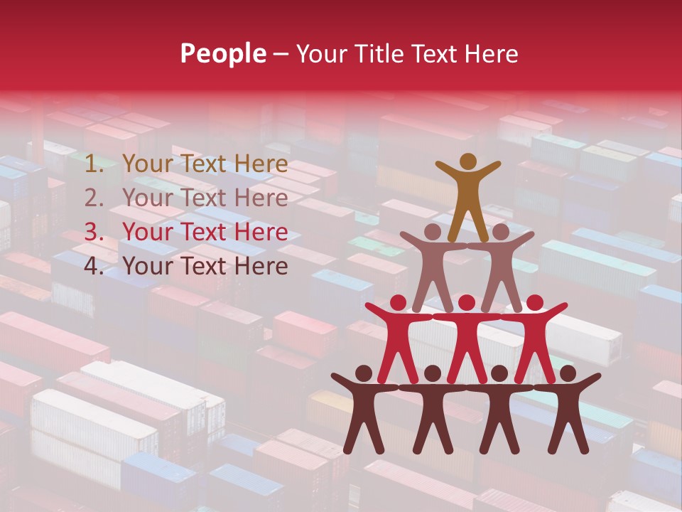 Storage Green Terminal PowerPoint Template