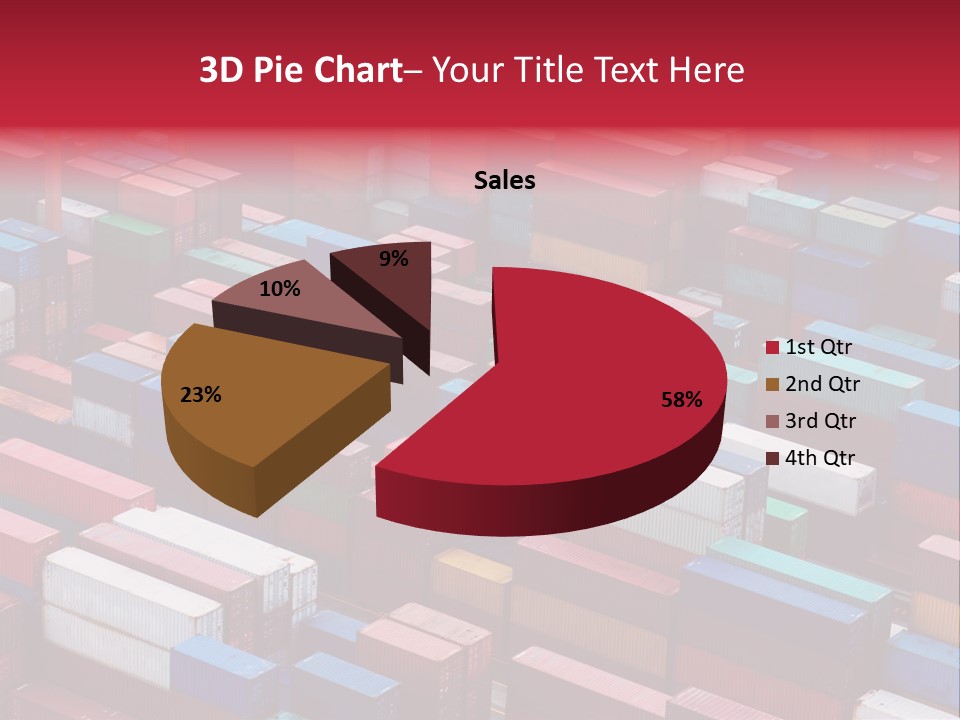 Storage Green Terminal PowerPoint Template