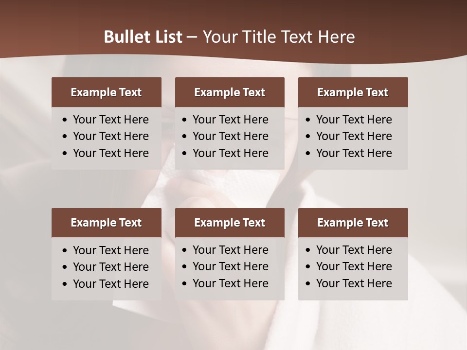 Sniffles Allergies   PowerPoint Template