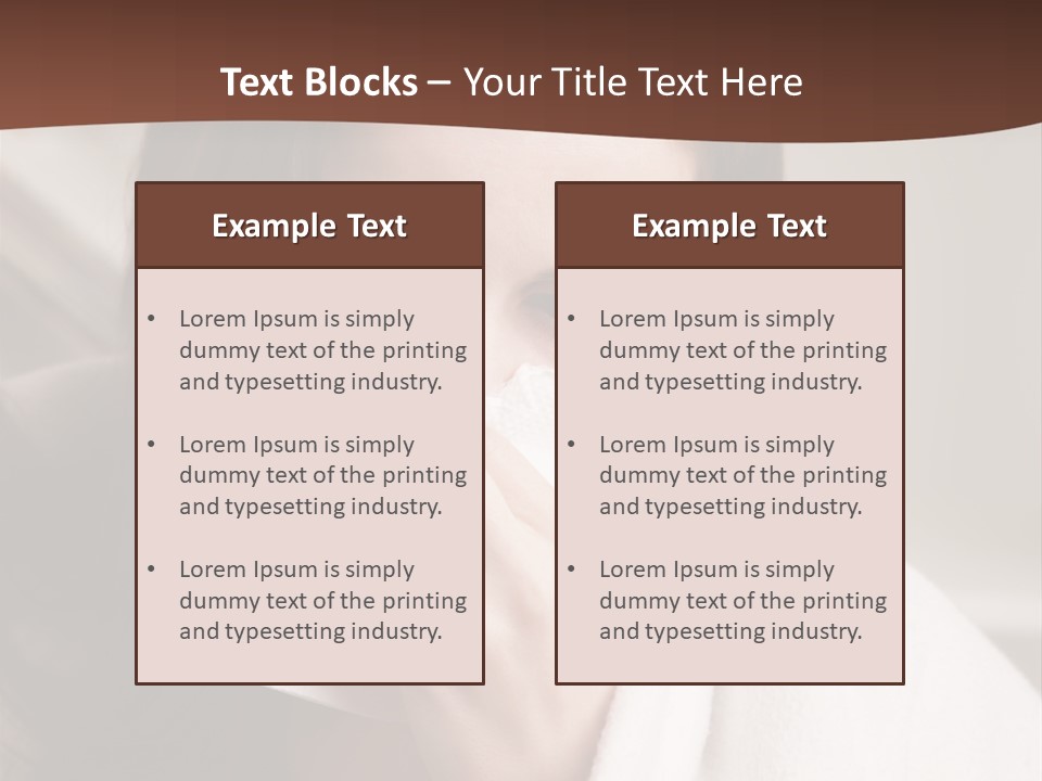 Sniffles Allergies   PowerPoint Template