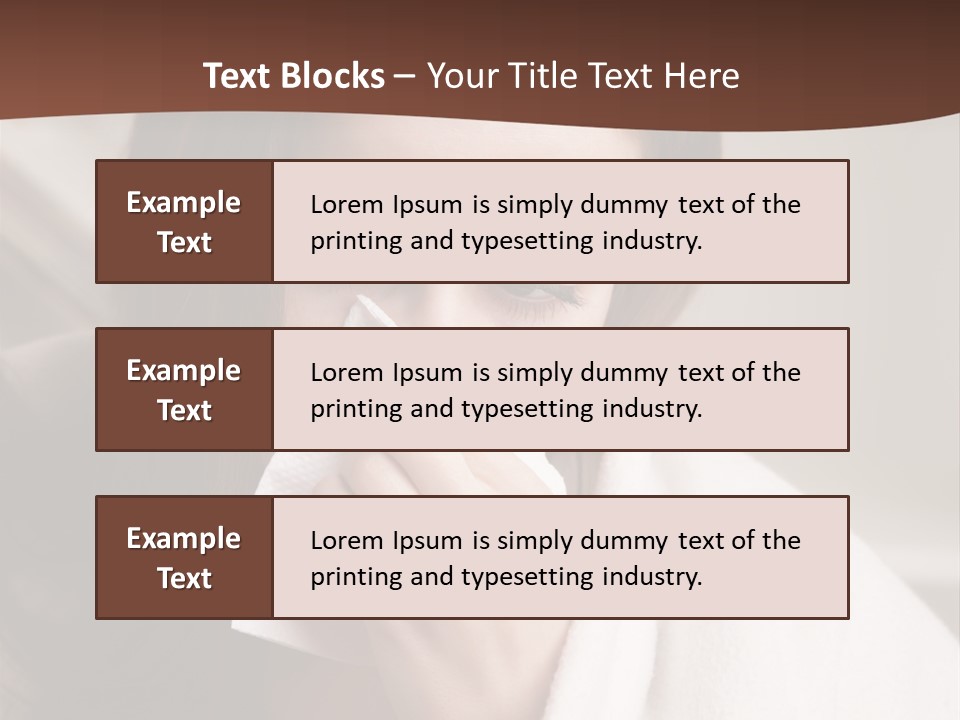 Sniffles Allergies   PowerPoint Template