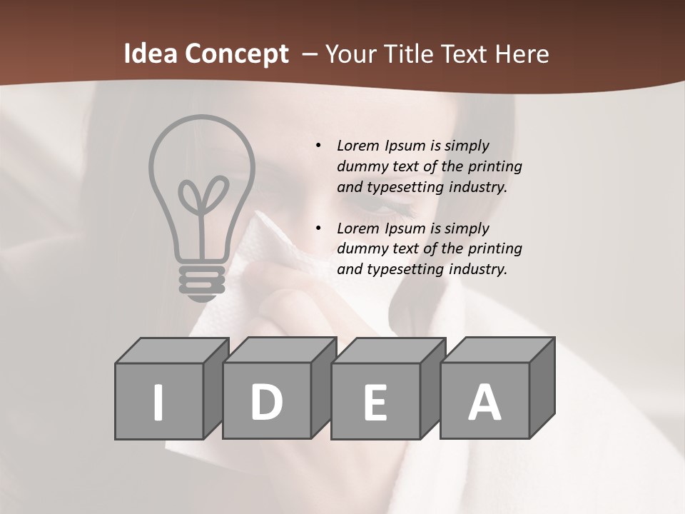 Sniffles Allergies   PowerPoint Template